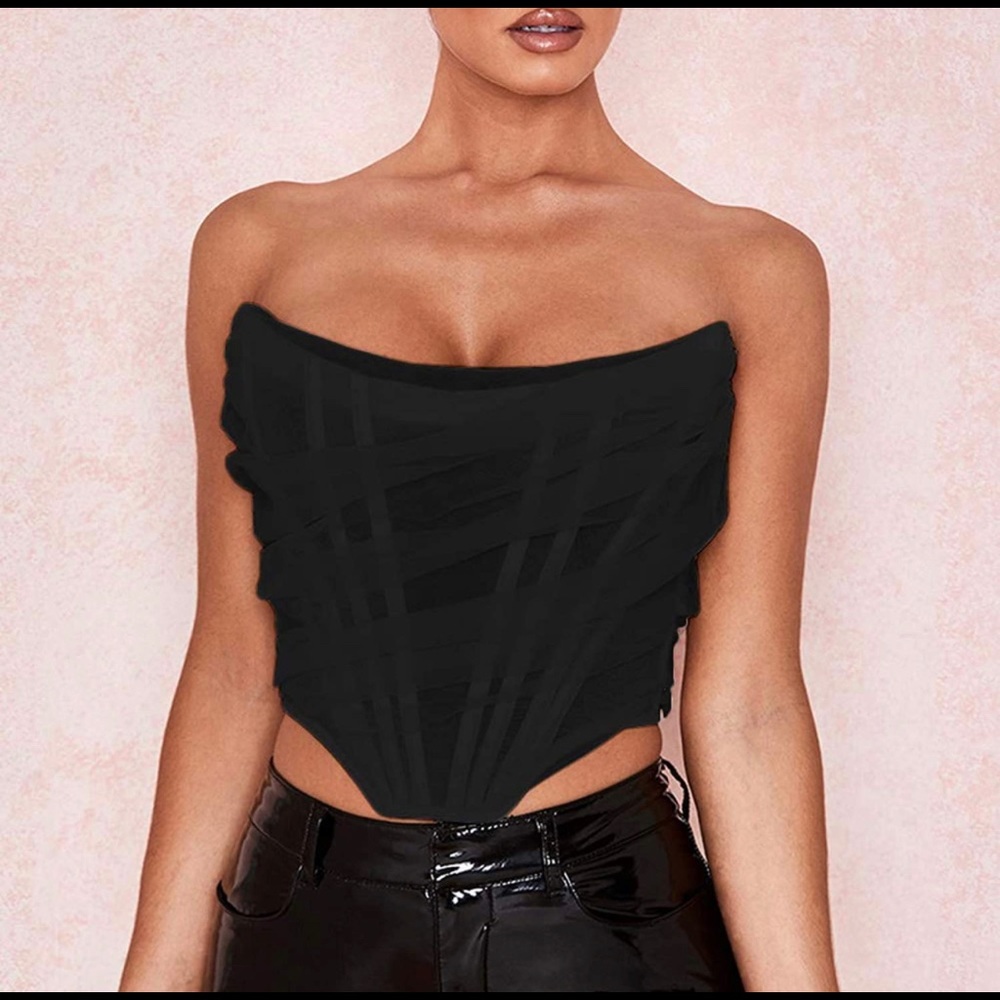 Strapless Bustier Corset Top
